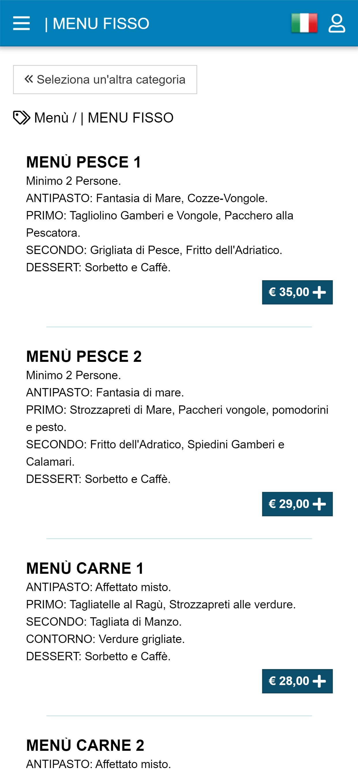 Ristorante Camping Rubicone