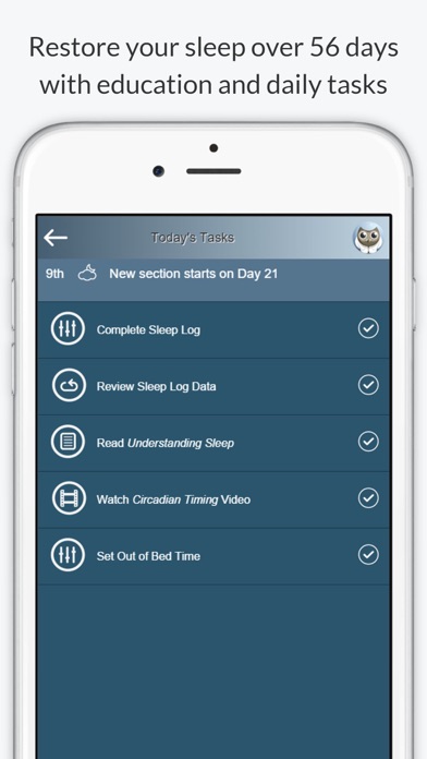 Screenshot #2 pour Night Owl - Sleep Coach