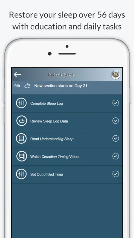 Night Owl - Sleep Coach screenshot 2 of 5