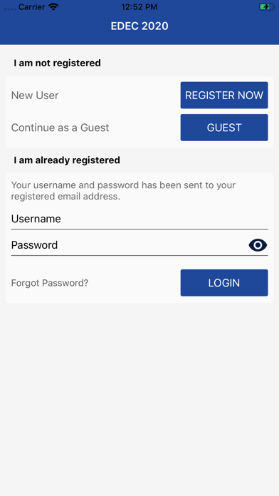 App screenshot