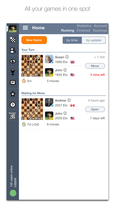 Chess Online @ shredderchess.net screenshot 4