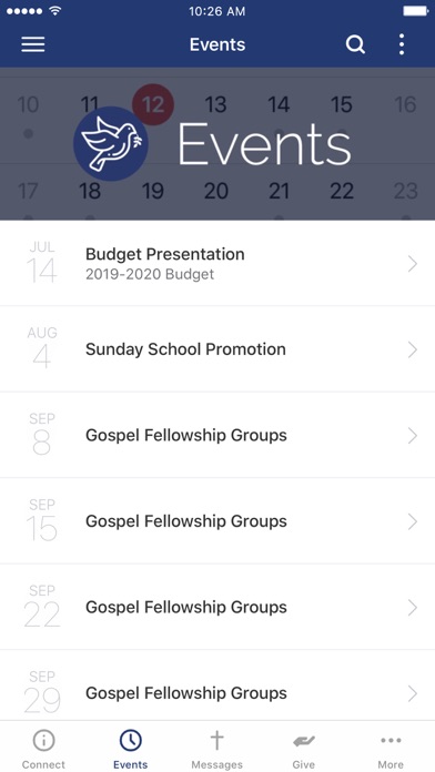 Sharon Baptist Church Screenshot