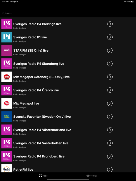 Radio Sweden - Sveriges Radio | Apps | 148Apps