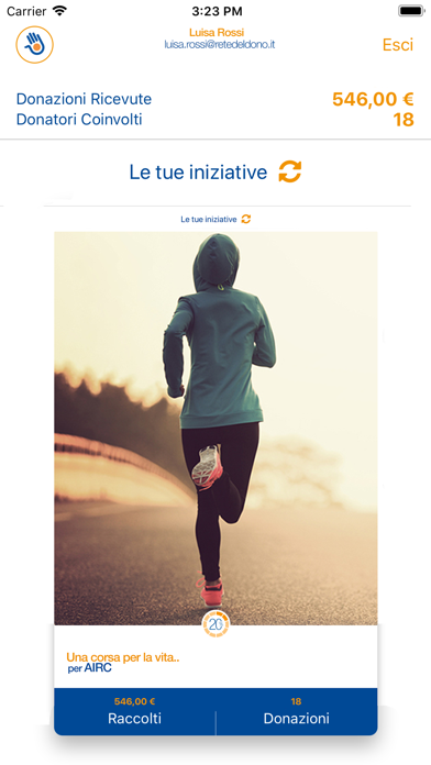 Screenshot #1 pour Rete del Dono