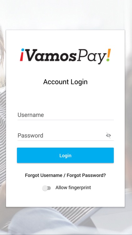 VamosPay Card Mobile App