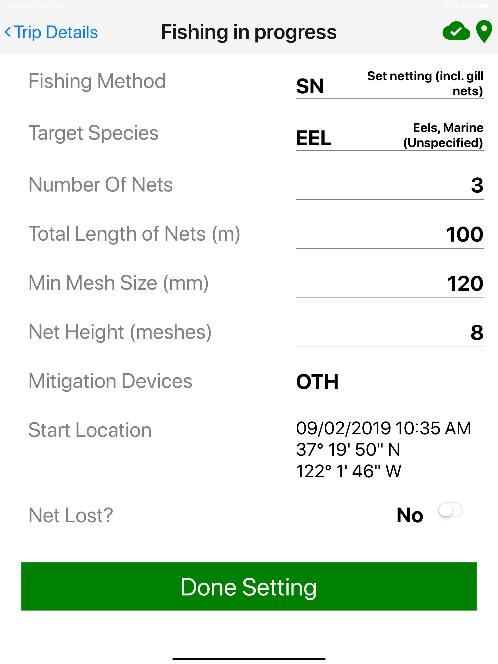 eCatch Logbook