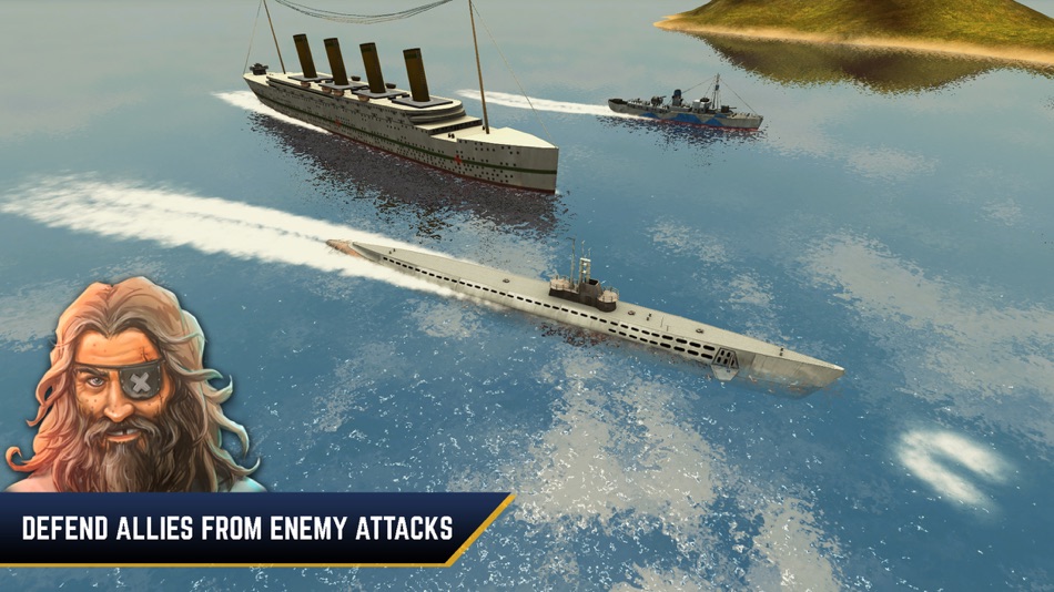 #3. Enemy Waters : Naval Combat (iOS) 由: TeaPOT Games