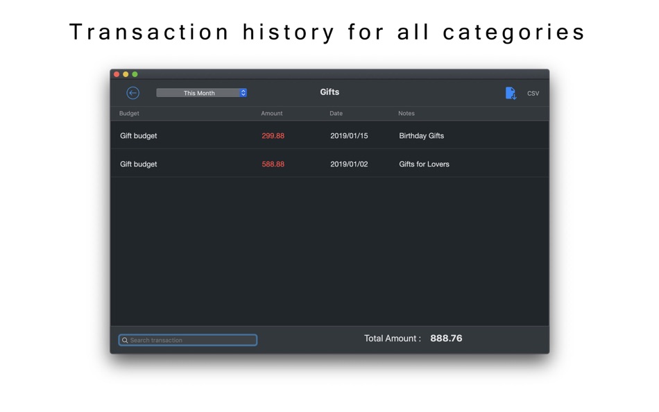 #5. Budget Planner Tracker-Budgets (macOS) 게시자: 苑飞 胡