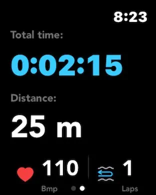 Screenshot #1 pour Swim wise iWatch