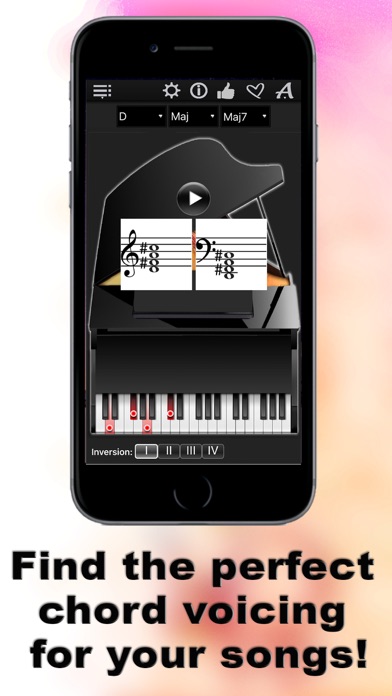 Piano Chords Compass LR Screenshot