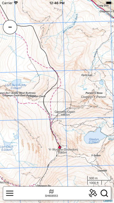 Snowdonia Outdoor Map Screenshot
