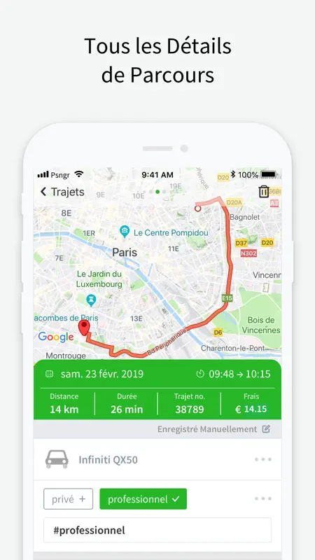 Psngr - Gestion de Kilométrage screenshot 3 of 7