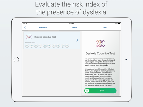 Dyslexia - Cognitive Research screenshot 2