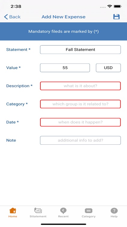 Expense Entry screenshot-3