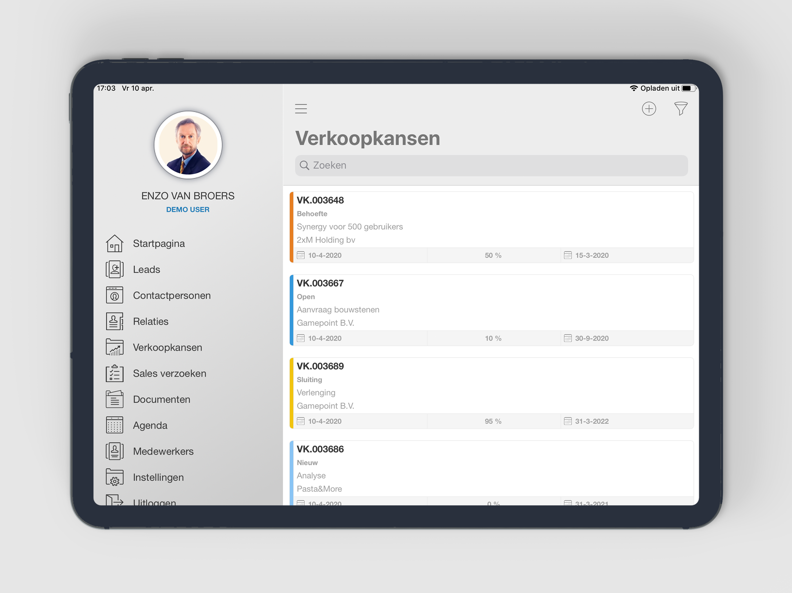 Axians CRM screenshot 9