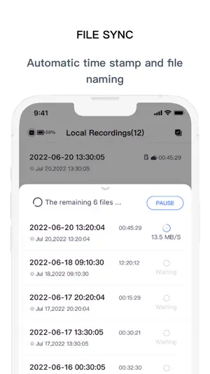 iZYREC Recorder App screenshot 4