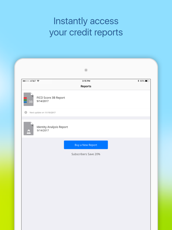 myFICO Mobile screenshot