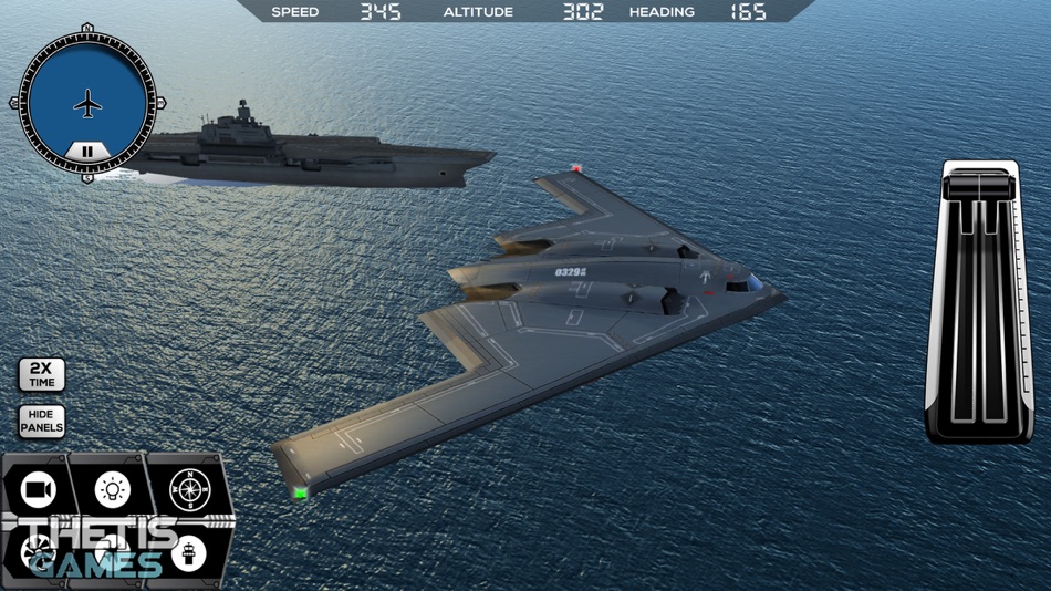 #8. Flight Simulator FlyWings 2017 (iOS) 由: Thetis Consulting