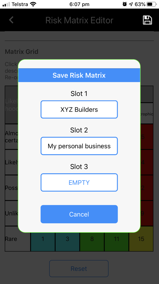 #6. Risk Matrix Tool (iOS) 由: Job Safety OnTheGo Pty Ltd