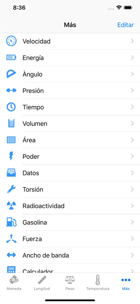 iConvert - Unidad y Divisas