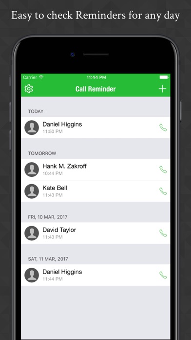 Call Reminder - For Call & SMS Screenshot