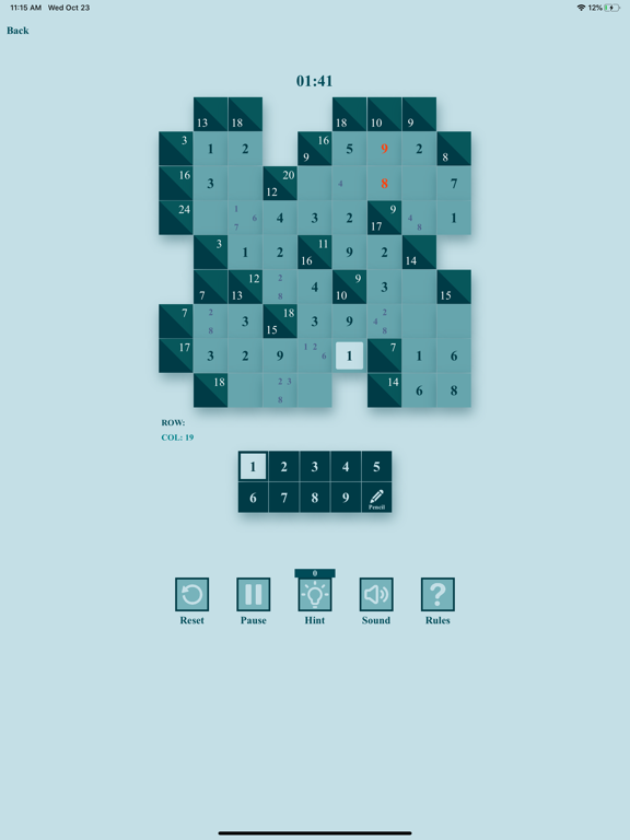 Screenshot #5 pour Kakuro Challenge