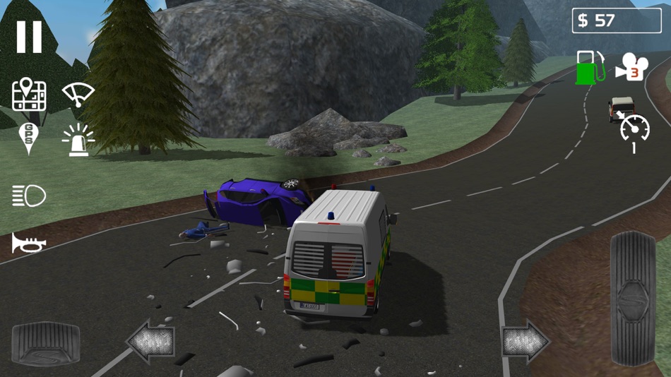 #6. Emergency Ambulance Simulator (iOS) 由: SkisoSoft