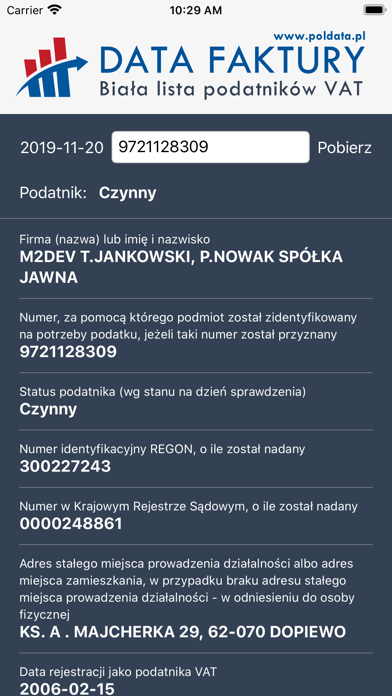 How to cancel & delete Biała lista podatników VAT from iphone & ipad 2