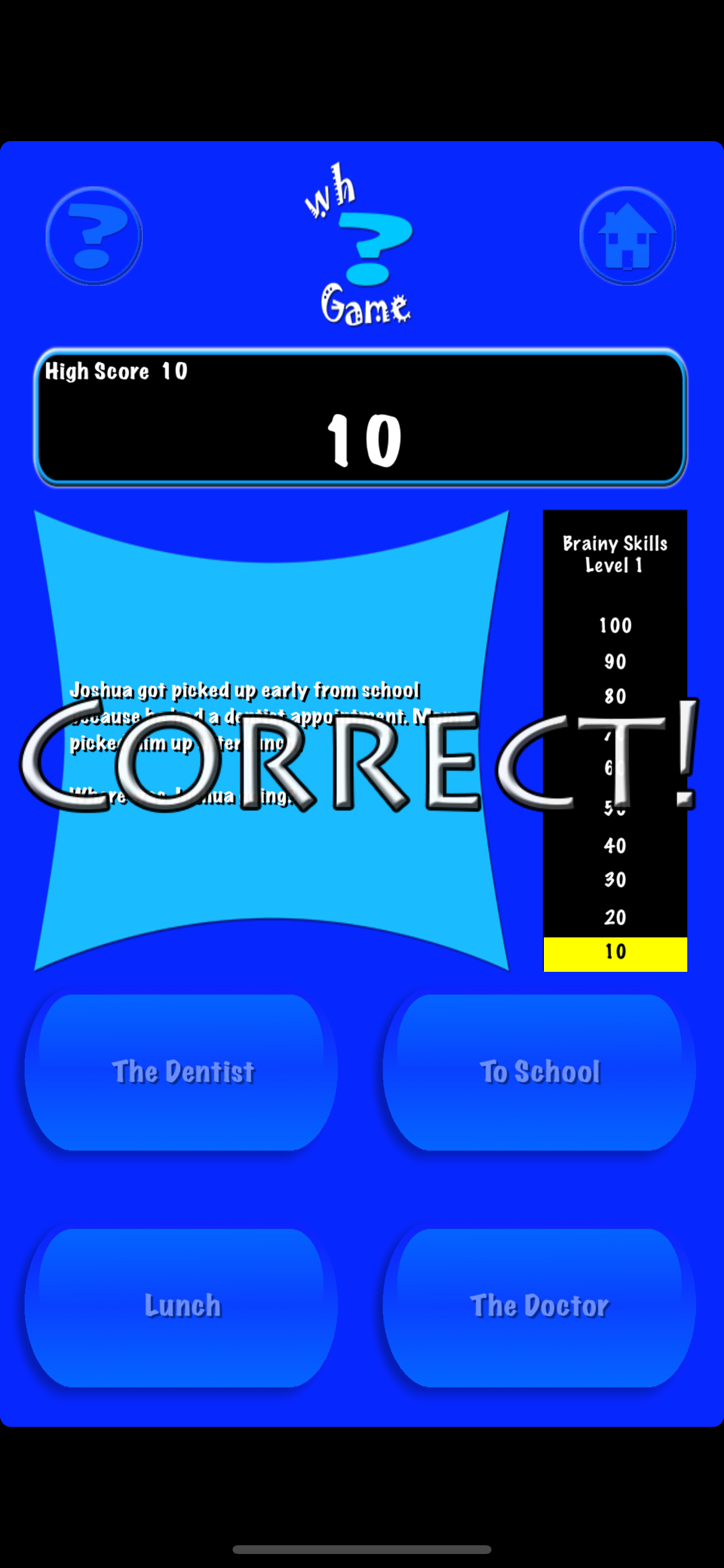 Brainy Skills WH Game screenshot 3