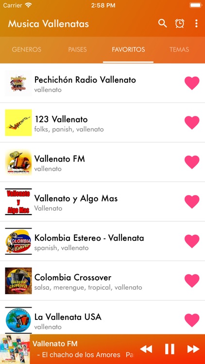 Musica Vallenatas Radio