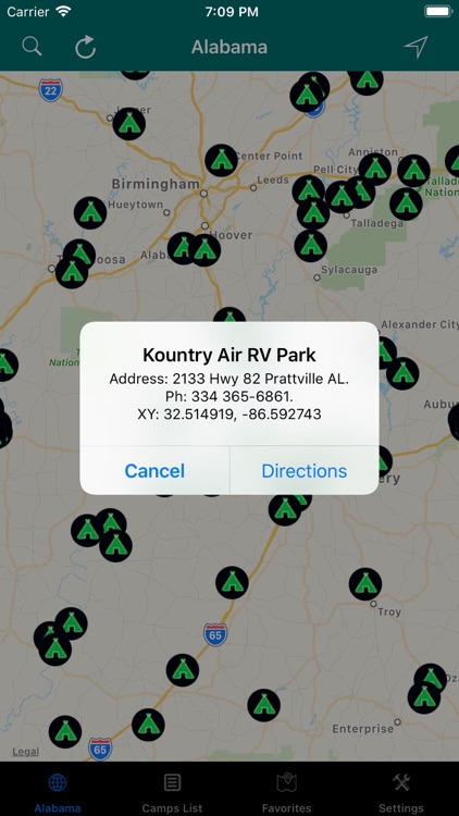 Alabama – Campgrounds & RV's screenshot-3