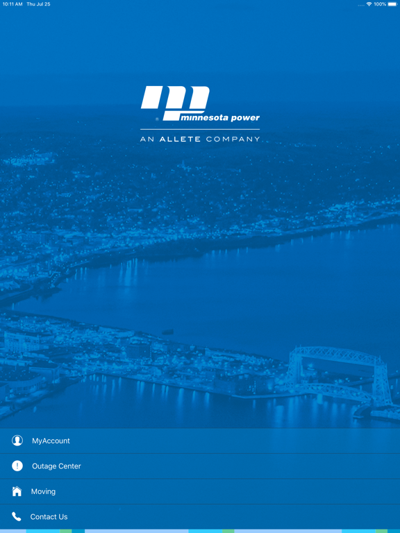 Minnesota Power iPad screenshot 1 - Utilities app