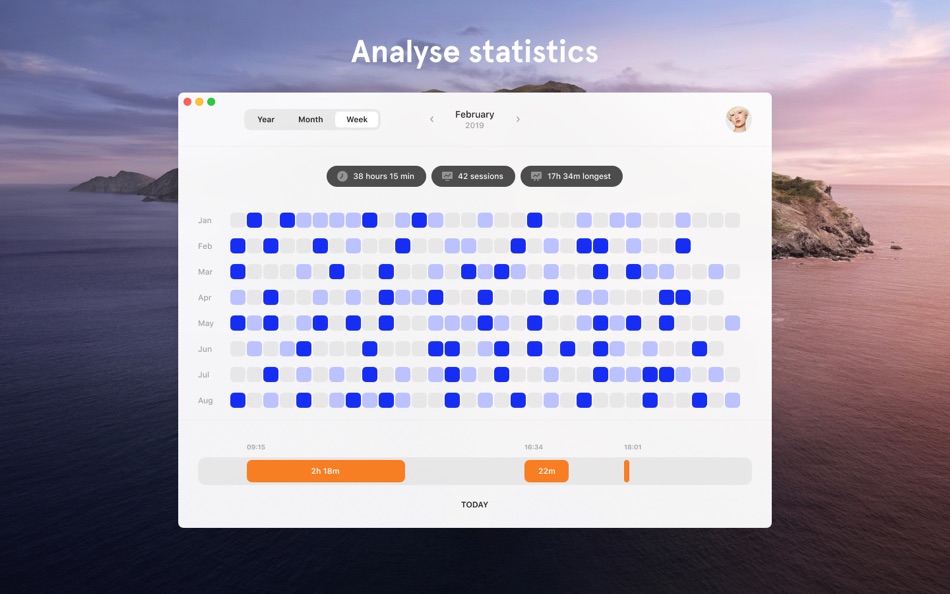 #4. TimeMatters – Time Tracker (macOS) 由: Konstantin Osintsev