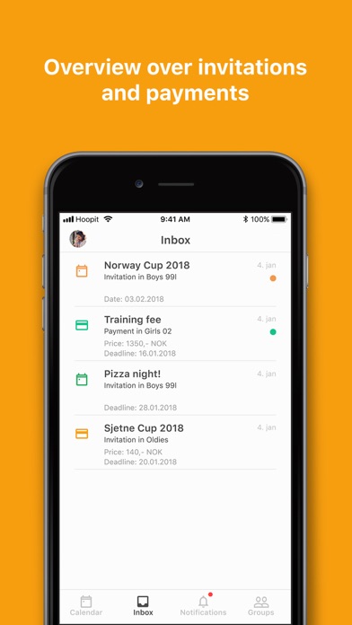Hoopit: Organiserer idrett screenshot 2