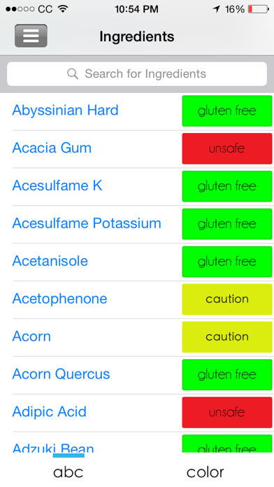 Gluten-Free Screenshot