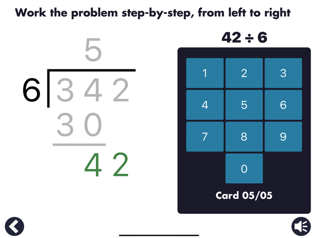 ‎MathEdge Division for Kids Screenshot