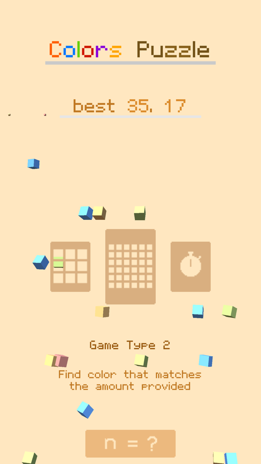 #5. Colors Puzzle: Arcade Game (iOS) Podle: Thanitsak Leuangsupornpong