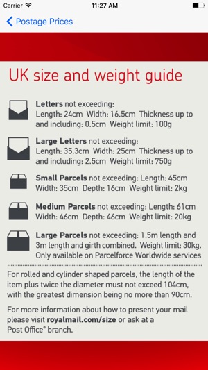 UK Postage Calculator(圖4)-速報App