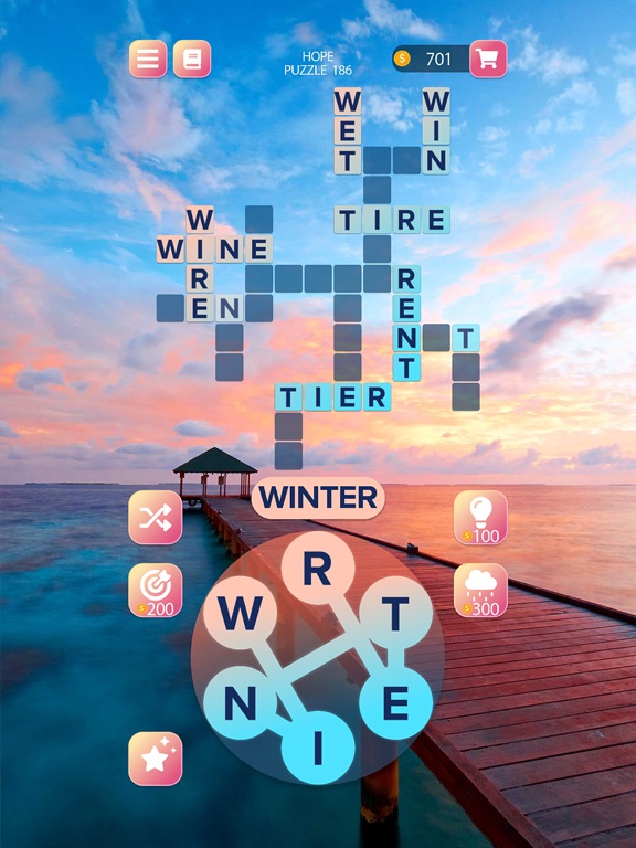Word Peak iPad screenshot