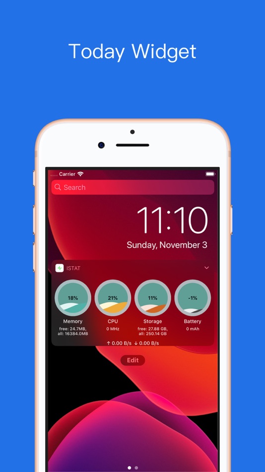 #1. iStat Widget (iOS) 来自: Yiwu Madan Network Technology Co., Ltd.