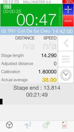 Rallymeter Basic TSD screenshot 1