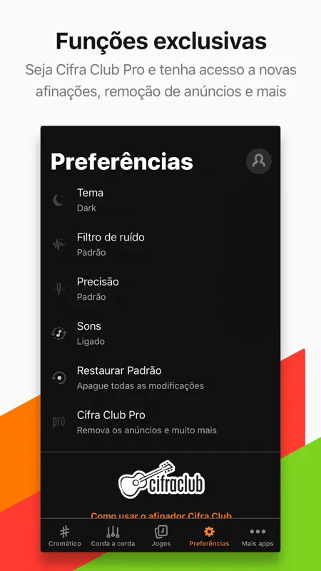 Afinador Cifra Club screenshot 7 of 7