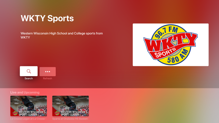 Screenshot #1 pour WKTY Sports
