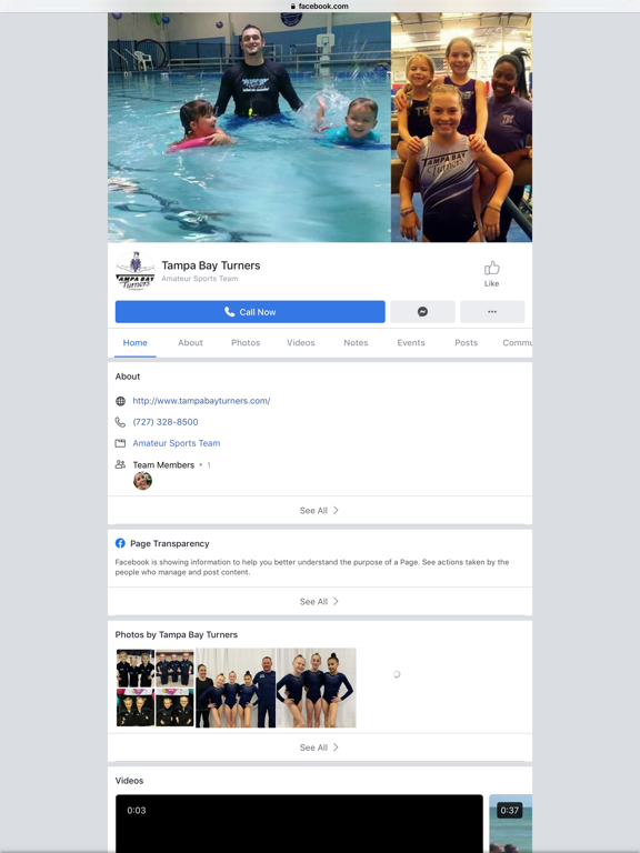 Tampa Bay Turners iPad screenshot 4 - Sports app
