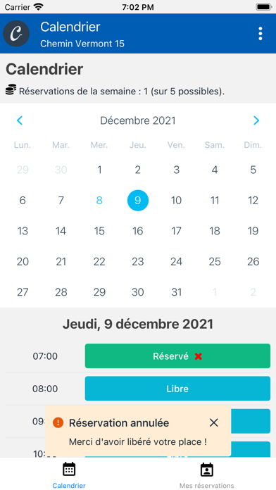 Calmanager Screenshot