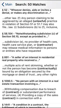 CA Civil Code 2026 iPhone image 2