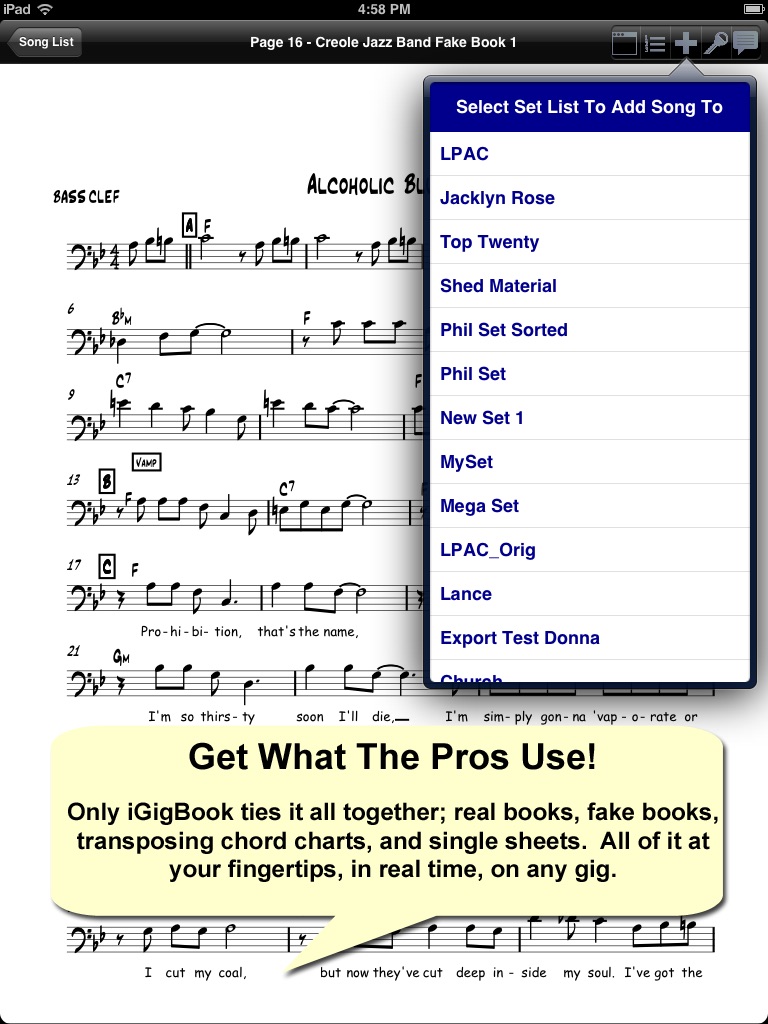 iGigBook Sheet Music Manager 9 screenshot 4