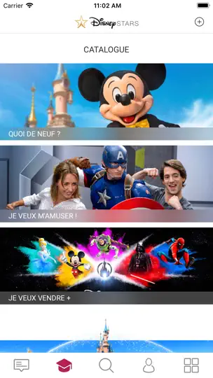Capture d'écran de Disney Stars sur iPhone 2