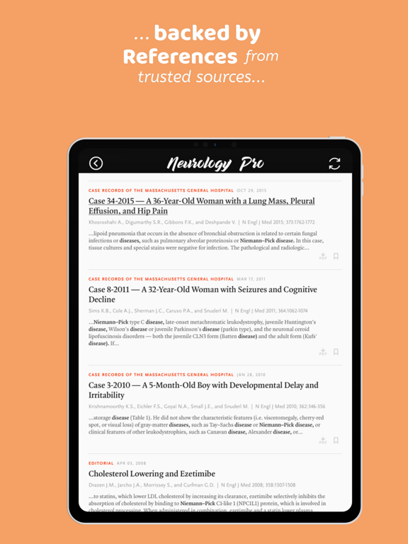 Screenshot #6 pour Neurology Pro - A DDx App