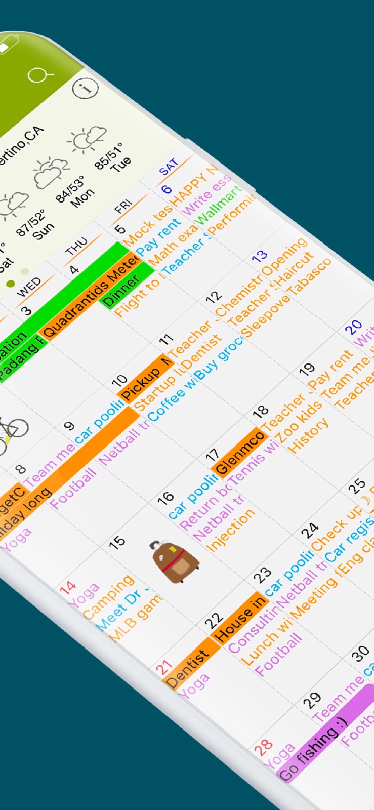 Awesome Calendar iphone screenshot 12